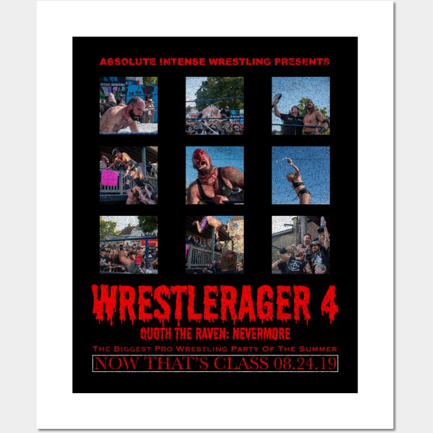 AIW WRESTLERAGER 4 Wall Art by michaelporter98